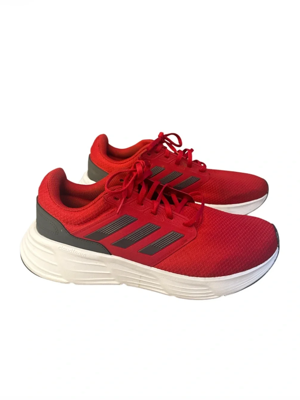 Adidas Galaxy 6 Men's Red Athletic Running Shoes - Size 12